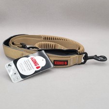 KONG Tan Bungie Hands Free Dog Leash Shock Absorbing 6ft x 1in SKU 5324742