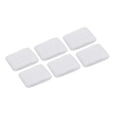 Sports Wristbands Cotton Terry Cloth Absorbent Sweatbands for Tennis White