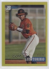 2021 Bowman Heritage Prospects Yellow Chrome Refractor 27/75 Luis Toribio 11ch