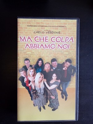 Ma che colpa abbiamo noi 2002 VHS italiano Carlo Verdone - Sigillato 