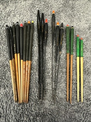 18 X VERSCHIEDENE NAMEN STICK SCHWIMMER TRABEN SCHWIMMER ANGELN J DEAN, D THOMAS, ULTRA