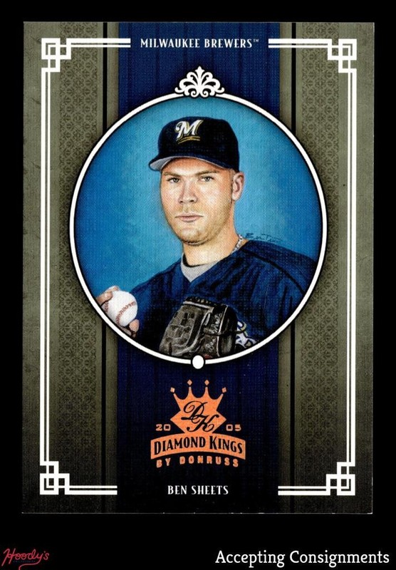 2005 Diamond Kings Bronze #124 Ben Sheets 057/100 BREWERS