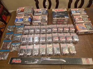 Star Wars X Wing Fantasy Flight Games Huge Lot Collection (See Details)