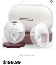 Momcozy M5 Double Hands-Free Wearable Breast Pump Set 2 Pack with Case