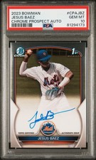 Jesus Baez Bowman Chrome 2023 Auto