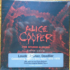 ALICE COOPER The Studio Albums BOX SET 1975-1...