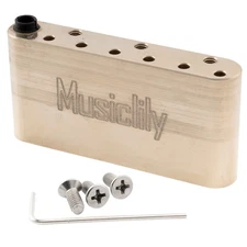 Musiclily Ultra 54mm Brass 36mm Tremolo Block For ST Guitar Wilkinson M Bridge