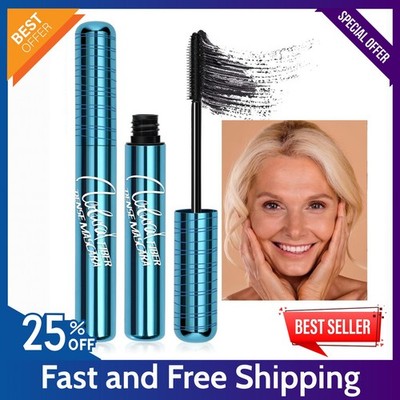 Mascara for Thinning Lashes 60+ Women   Volumizing, Waterproof, Smudge-Free, New