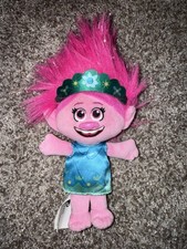 DreamWorks Trolls World Tour Poppy Plush Doll 10  Just Play Pink Hair 2020