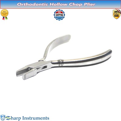 Hollow Chop Plier Orthodontic Contouring Arch Wire Loop Forming De La Rosa Plier