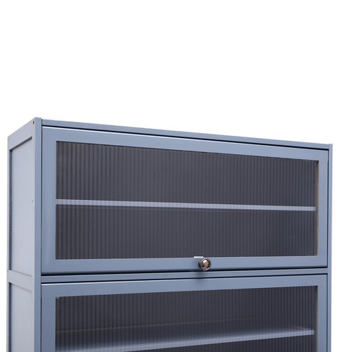 Shoe Rack 10 Layers 80cm Shoes Standing Cabinet Storage Organizer Dustproof USA - Picture 6 of 24