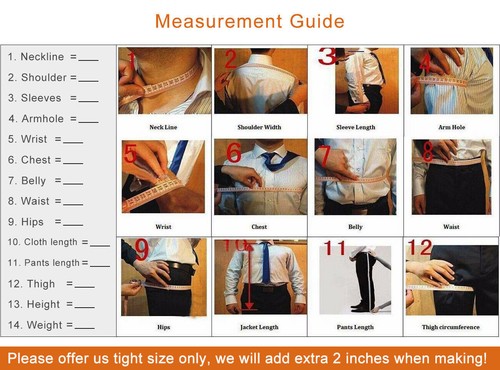 Men's Wedding Plaid Suit Peak Lapel Double Breasted Jacket Pant 2 Piece Slim Fit - Picture 11 of 11