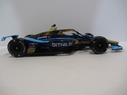 2022 CONOR DALY signed INDIANAPOLIS 500 GREENLIGHT 1:18 DIECAST INDY CAR CHEVY - Picture 5 of 12