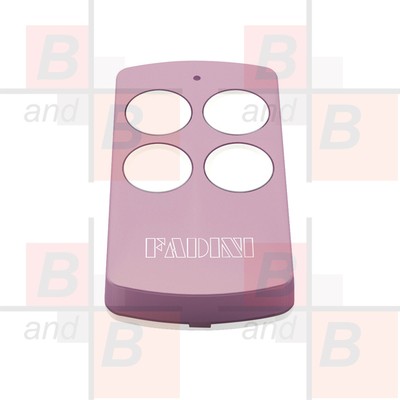 Fadini VIX 53 Rolling Code 868.35 MHz Trasmettitore 4 canali LILLA VERDE GRIGIO
