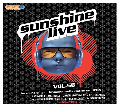 SUNSHINE LIVE 56 - LOST FREQUENCIES/ANNA NAKLAB/GESTÖRT ABER GEIL/+  3 CD NEU 