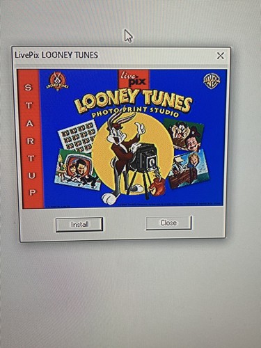 Vintage Looney Tunes Photo Print Studio 1998 PC Computer Software Warner LivePix - Picture 2 of 21