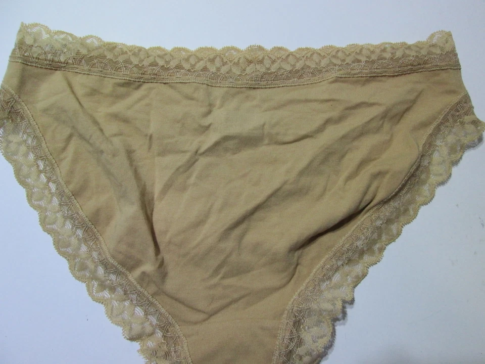 Nuevo con etiquetas Gilligan OMalley Mujer Talla XS Panty Beige Bikini Encaje Elastizado Mezcla de Algodón Foto 2 de 4