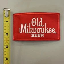 Old Milwaukee Beer - Embroidered Iron on patch