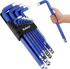 ELEAD Jumbo Hex Key Allen Wrench Set | 13-Piece Metric 2-19mm | Long Ball