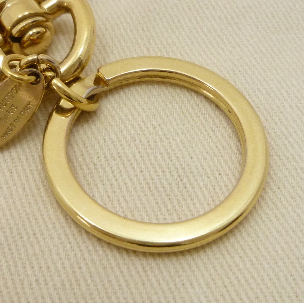 Authentic LOUIS VUITTON LV Facettes Key Holder Bag Charm Authentic LOUIS VUITTON LV Facettes Key Holder Bag Charm