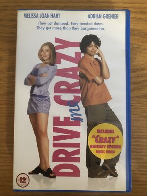 Drive Me Crazy VHS PAL - Melissa Joan Hart, Adrian Grenier, Britney Spears