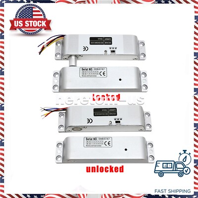 DC12V Electric Door Drop Bolt Lock NC/Fail-Safe for Door Access control System