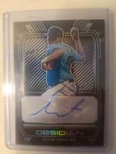 2021 Panini Chronicles SIXTO SANCHEZ Obsidian rookie auto-63/99-Marlins