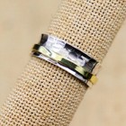 Lovely 925 Sterling Silver Spinner Ring Meditation Jewelry Gift For Women E-664