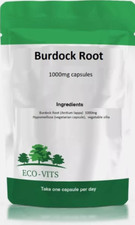 Burdock Root 1000mg Capsules – Detox & Digestive Health Support