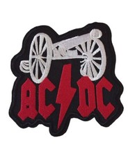 AC/DC Band Logo Cannon Embroidered Iron On Patch