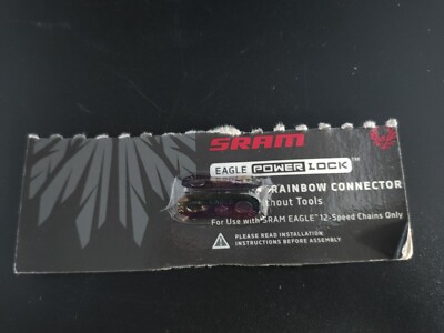 SRAM Power Lock Eagle Kettenschloß für 12-fach Eagle-Ketten, rainbow, NEU