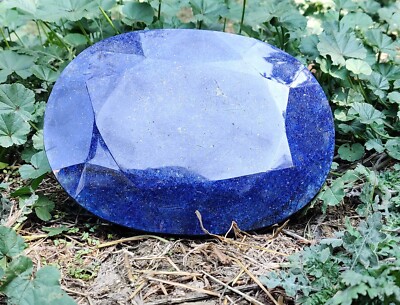 20000.00 Ct/4 KG African+Opaque Blue Sapphire Oval Shape Certified Gemstone LVM