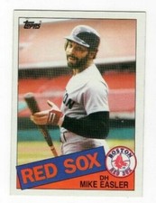 Mike Easler 1985 Topps Baseball Base Common #686 Boston Red Sox