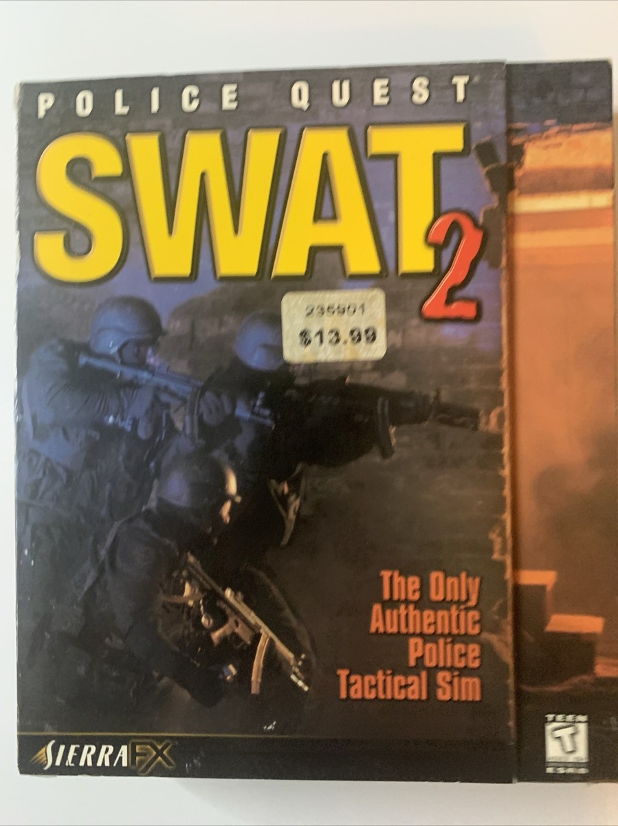 Jeu PC Police Quest SWAT Force 2 - Version Big Box - Occasion Très Bon état
