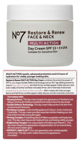Anti-Aging Serum Restore & Renew Face/Neck Multi Ultimate System Day, Night, Eye - Picture 8 of 8