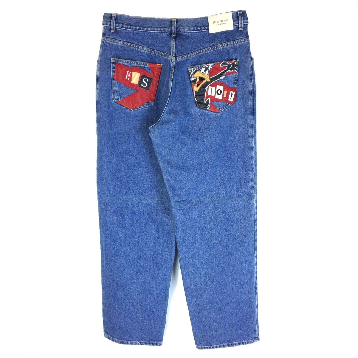 ICE BERG 1561 M. BLUE MEN'S DENIM JEANS SIZE 38, BAGGY FIT | eBay