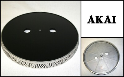 Genuine AKAI Direct Drive Turntable Disc Platter