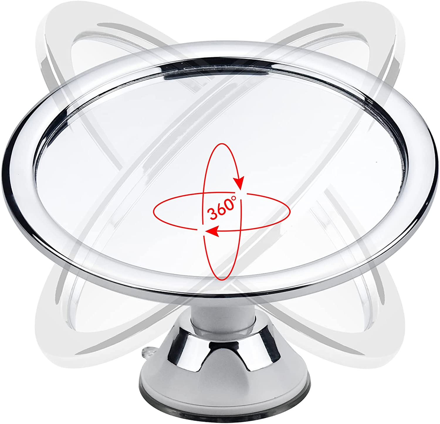 Shaving Mirror 360° Swivel Fogless Shower Mirror AntiFog Bathroom