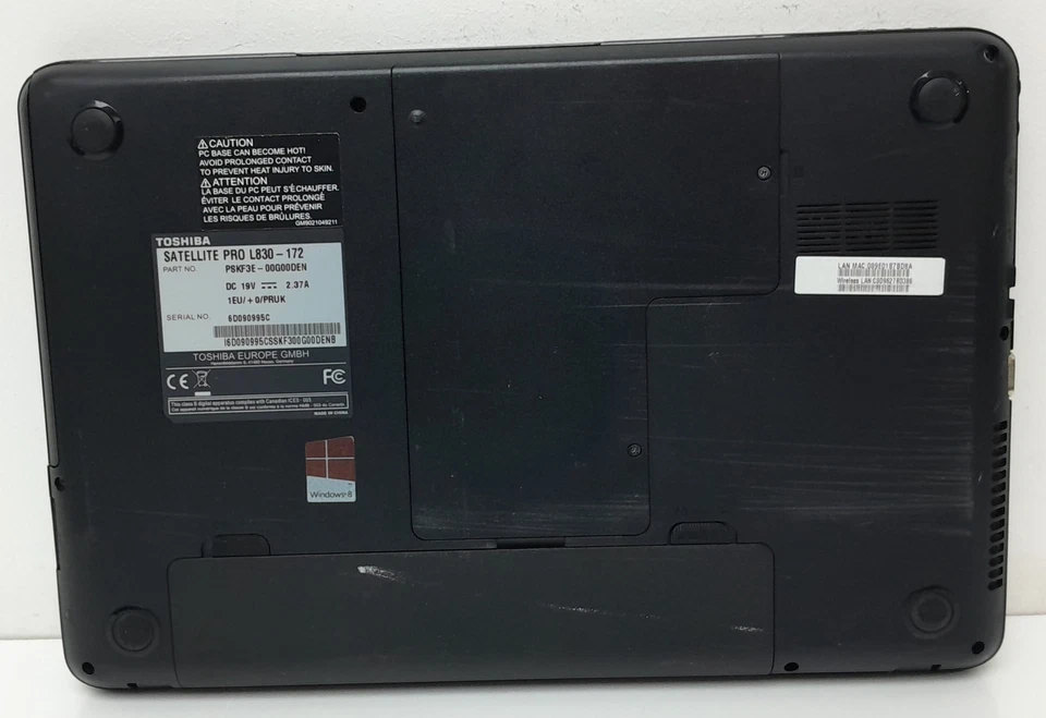 Toshiba Satellite Pro L830-172 - i3-2375m 1.5GHz - 2GB Ram - 13.3" - 500GB HD... - Image 4 of 4