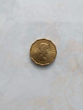 1967 Elizabeth II Brass Threepence Coin - Circulated/very Fine