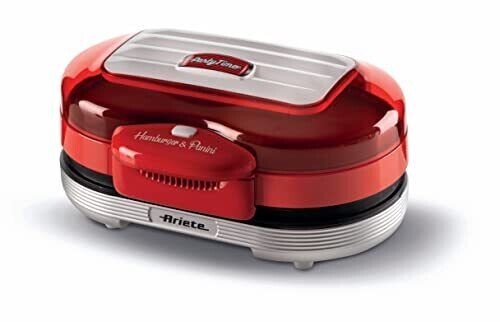 Ariete Hamburger Maker Party Time 205, Piastra Elettrica per Hamburger