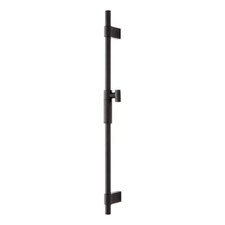 Signature Hardware Matte Black 30" Lowden Shower Slide Bar