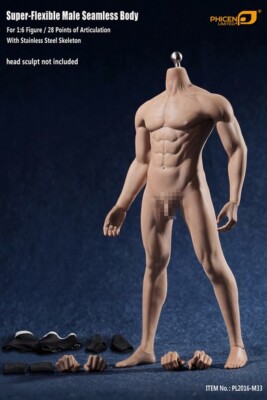 Phicen TBLeague M33 1/6 Scale Männer Figur Muskulös Trainiert Fit Body Körper