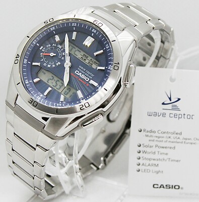   Casio Herrenuhr Wave Ceptor Funkuhr WVA-M650D-2AER  