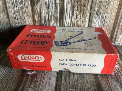 COCACO TOOLS and CUTLERY HAIR CLIPPER SOLINGEN RETRO STYLE BARBER DISPLAY - Picture 2 of 9