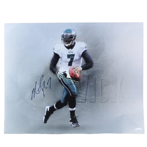 NFL Philadelphia Eagles Michael Vick #7 Autograph Signed Picture 16x20 JSA Card