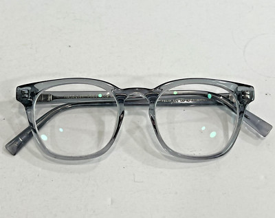 Warby Parker Felix  371 gray clear smoke Eyeglasses Frames Only 49-19 145