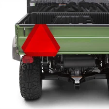 Car Slow Moving Vehicle Sign Reflective Tape Safety Triangle Orange Sticker New