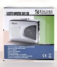 CASETTE CONVERTER-TAPE 2 USB #2034, Encore Technology, Digital Files on PC/Mac