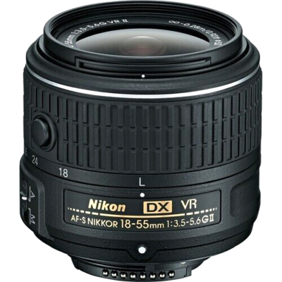 【新品未使用】 Nikon ★ AF-S DX 18-55mm ブラック Open Box) Nikon AF-S DX Nikkor 18-55mm f/3.5-5.6G VR II Zoom Kit